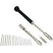 24 HSS Twist Drill Bits Hand Drill Jewelers Repair Tool