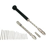 24 HSS Twist Drill Bits Hand Drill Jewelers Repair Tool