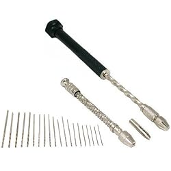 24 HSS Twist Drill Bits Hand Drill Jewelers Repair Tool