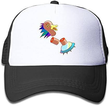 Hot Topic Rubber Duck Youth Snapback Cap Hat Boys Girls Adjustable One Size Black