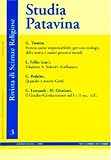 Studia Patavina : Rivista Di Scienze Religiose