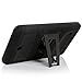 Galaxy Tab 4 8.0 Case, High Impact Resistant Full-body Protection Hybrid Armor Defender Case with Built-in Stand and 1 Black Stylus - BLACK