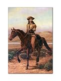 Buffalo Bill Cody Portrait Fridge Magnet