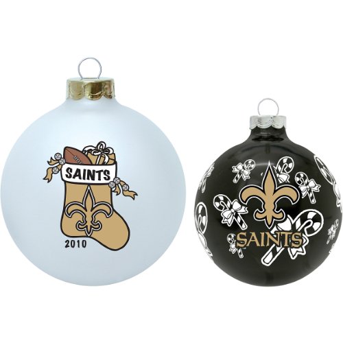 NFL New Orleans Saints Collectible and Traditional Ornament Set