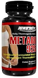 Metabo 925 - 60 Capsules Scientifically Formulated Weight Management Thermo Matrix Fat Burner L-Tyrosine Weight Loss Diet Pills