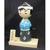 Samurai Boy Kokeshi Doll #GKD15