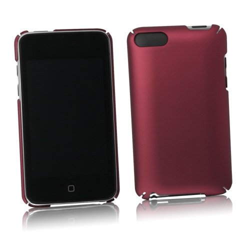 Apple iPod touch 2G (2nd Generation) Slim Rubberized Half Shell (Crimson Red)