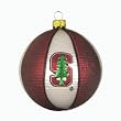 Stanford Cardinal 3.5" Glass Basketball Ornament