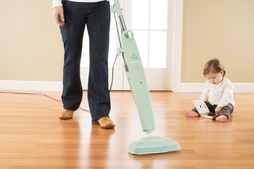Bissell 1867-7 Steam Mop Hard-Floor Cleaner, Green Tea