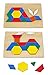 Melissa & Doug Pattern Blocks and Boards Developmental Toy Motor Skills 3+ Gift for Boy or Girl