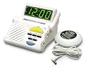 Sonic Alert SB1000ss Sonic Boom Loud Vibrating Alarm Clock with Built In Receiver