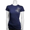 My U Arizona Wildcats Navy Blue Ladies Giant Logo Slim Fit T-shirt