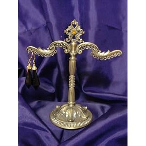 Classic Jewelry Holding Tree Antique Style with Stones
