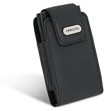 Samsung SGH-D900 / SGH-i607 Blackjack OEM Original Leather Case / Pouch, With Belt Clip - WT17200000115