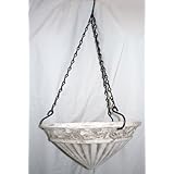 Wide Hanging Terra Cotta Cone Pot