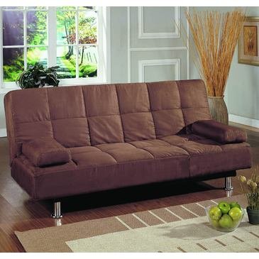 Homelegance Microfiber Futon/ Sofa Peat