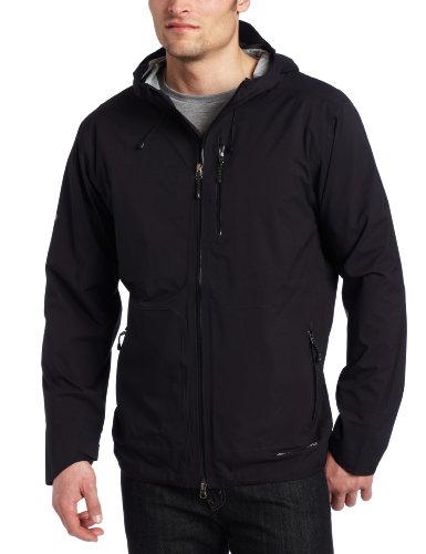 ExOfficio Men's Rain Logic Jacket,Black,Medium