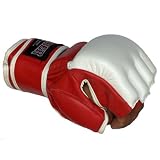 MMA Amatuer Competition Gloves Red/White Small
