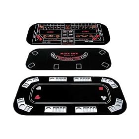 3 in 1 Folding Texas Hold’em Poker Table Top