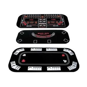 3 in 1 Folding Texas Hold'em Poker Table Top