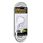 TRC 90509-8 Flatplug Ultra Thin Profile 2-Wire Cord 13-Foot-16/2-Inch, White