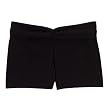 Girls' Pinch-Front Dance Shorts - Black
