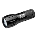 LiteXpress-Ecoline 9 LED (Standard) 3 AAA Aluminium-Taschenlampe schwarz