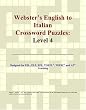 Webster's English to Italian Crossword Puzzles: Level 4