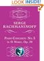 Piano Concerto No. 3 in D Minor, Op. 30 (Dover Miniature Music Scores)