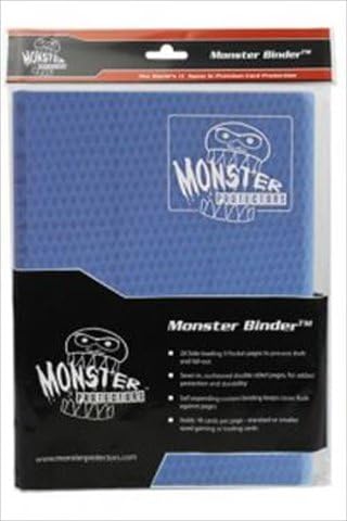 Monster Protectors 9 Pocket Midnight Blue Binder Album - Holds 360 Yugioh, Magic, and Pokemon Cards