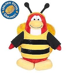 Club Penguin 6 1/2'' Limited Edition Penguin Plush - Bumble Bee
