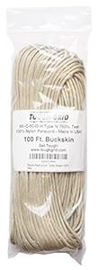 Paracord / Parachute Cord - 750lb Mil-C-5040-H Type IV - 100Ft. Color = Buckskin. This is the actual parachute cord used by the US Military. It is the Best Paracord available to the public and made by a US Government Certified Manufacturer. This Paracord is rated to 750 pounds (beating the average 