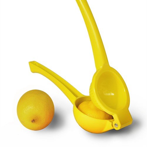 Lemon Squeezer - Quality Enameled Aluminum Lemon and Lime Juicer