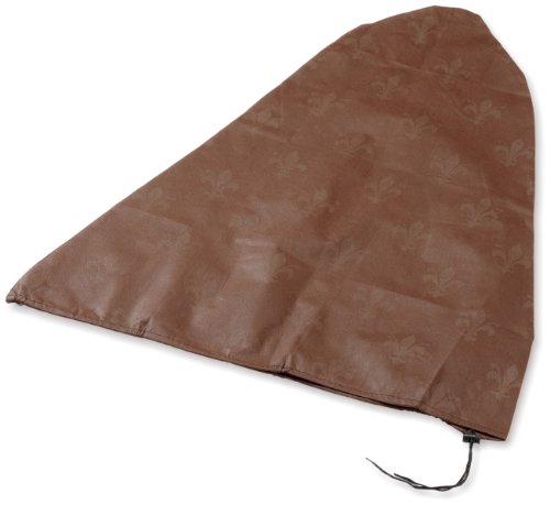 Videx 27742 Winterschutz Vlieshaube mit Lilie 110 x 90 cm, braun / beige