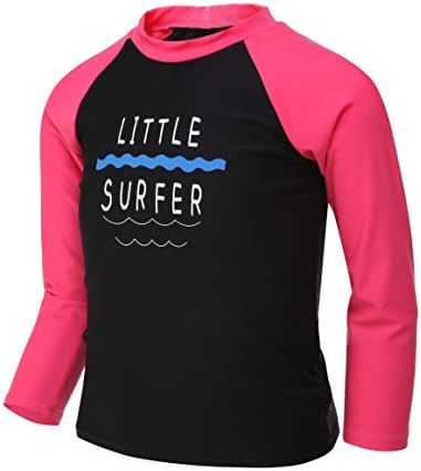 Kids Rash Guard (6 / 4T-5T, Pink)