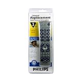 Philips Universal Replacement Remote - Controls 3 Devices- Big Buttons