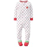 カーターズ Carter's カバーオール 前開き ジッパー式 足つき 長袖 綿リブ100% 1-Piece Snug Fit Cotton PJs 24M (83-86cm) [並行輸入品]