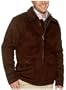 Columbia Men's Microsuede Faux Shearling Jacket with Cargo Pockets, Brown