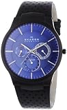 Skagen Herrenarmbanduhr Slimline Titan 809 XLTBLN