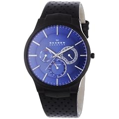 Skagen Herrenarmbanduhr Slimline Titan 809 XLTBLN