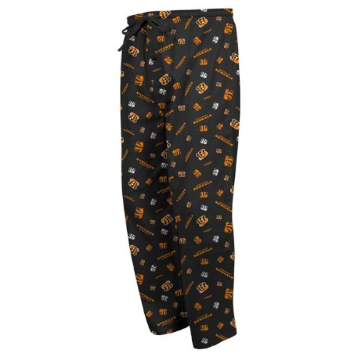 Cincinnati Bengals Black Bootleg Play III Pajama Pants (Large)