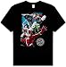 Search : Justice League GALACTIC ATTACK Adult Black T-shirt Tee Shirt