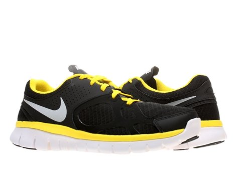 Nike Men's NIKE FLEX 2012 RN RUNNING SHOES 10.5 Men US (BLACK/MTLC PLTNM/SPD YLLW/WHT) Nike Men's NIKE FLEX 2012 RN RUNNING SHOES 10.5 Men US (BLACK/MTLC PLTNM/SPD YLLW/WHT)