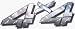 4 X 4 - Diamondplate Large vinyl graphic decal