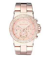 Cheap Michael Kors Watches Michael Kors Ladies Dylan Glitz Chronograph Rose Gold Dial Price