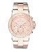 Michael Kors Watches Michael Kors Ladies Dylan Glitz Chronograph Rose Gold Dial best-price