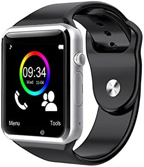 longiko Bluetooth smart watch LKW8 With TF SIM card camera WristWatch for IOS iphone Samsung Android Smartwatch Phone support whatsapp (Black)