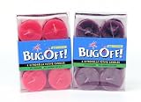 Bug Off! Stinger 12-Pack Purple & Pink Citronella Votive Candles