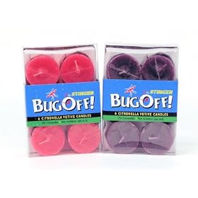 Bug Off! Stinger 12-Pack Purple and Pink Citronella Votive Candles by 