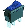 Kfz-Schalter EIN/EIN, 3-polig 12V/20A, blau